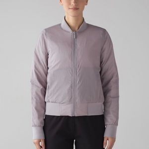 lululemon REVERSIBLE Non-Stop Bomber jacket, lightly insulated